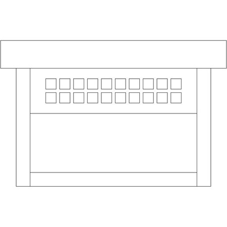 Arroyo Craftsman 7" Glasgow Flush Ceiling Mount, Pewter, Tan Glass GCM-7TN-P